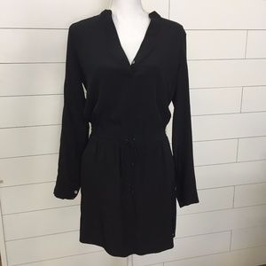 Vince Dress, Shirt Dress with Drawstring Waist
